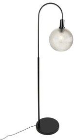 Design állólámpa fekete füstüveggel - Chico
