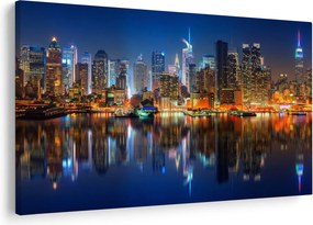 Manhattan képe éjjel (90x60 cm)