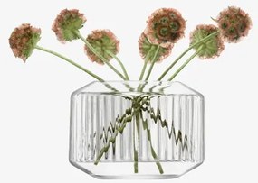 Mécsestartó/váza Rotunda, magasság: 7 cm, átlátszó - LSA international