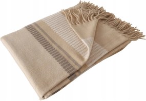 Rojtos Takaró Bézs Puha Meleg Takaró A Téli Estékre 160 x 130 cm