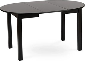 Bővíthető Étkezőasztal Fekete Színben. HARRY 102-142 cm