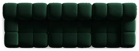 Zöld bársony kanapé 282 cm Bellis – Micadoni Home