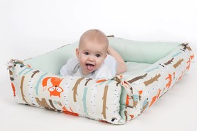 Többfunkciós babafészek párnával és paplannal New Baby nyuszi