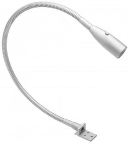 LED Lámpatest, BOSTON, meleg fehér, 450mm hossz, csavarozható, 12V, 90lm, 1W, kábellel, csatlakozóval, kapcsoló a búrán