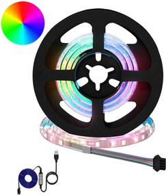 vidaXL LED szalag 12 pcs Fekete és Átlátszó 550 mm Réz és műanyag