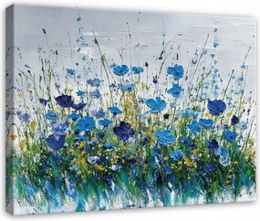 Vászonkép Virágok Rét Absztrakt Hálószoba Nappali Konyha Vászonkép 120x80