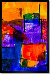 Poszterek keretben 40x60 Absztrakt Hálózat