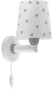 Dalber 82219B - Gyermek fali lámpa STAR LIGHT 1xE27/60W/230V fehér