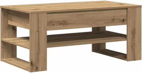 vidaXL Dohányzóasztal Artisan tölgy 102 x 55 x 45 cm Faanyag