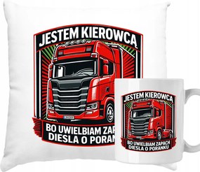 Párna és Bögre Szett Sofőrnek Dízel Illat