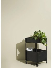 Kőrisfa kocsi kerekeken 42x37 cm Fresh - Hübsch