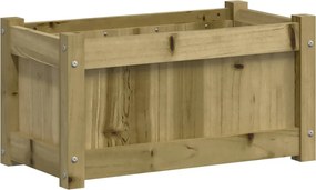 vidaXL impregnált fenyőfa virágláda 60x31x31 cm