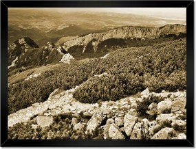 Poszterek keretben 40x30 Tátra Lengyel hegyek Kilátás