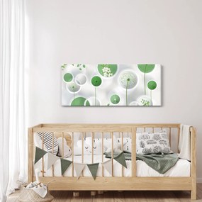 Kép - Virágok körben (120x50 cm)