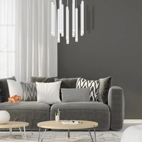 LED Csillár zsinóron ALBA 12xLED/1W/230V fehér