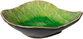 Riviera zöld agyagkerámia tálka, 11 x 10 cm - Costa Nova