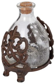 Üveg darázscsapda öntöttvas tartóban, 15 cm