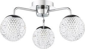 Dar Lighting modern mennyezeti lámpa teva csiszolt króm dartev5350