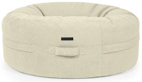 Világosszürke buklé babzsákfotel Roll 135 – SLOWDOWN