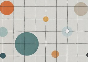 Dekoratív fotótapéta falra Könnyű összeszerelés Színes kerekek 208x146 Ragasztó