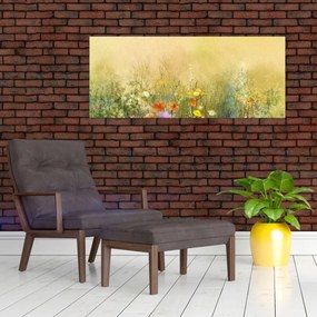 Kép - Festett rét (120x50 cm)