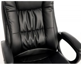 Forgó irodai szék, Idol, műbőr, 50x119x52 cm, fekete színben