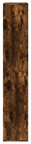 füstös tölgy színű szerelt fa könyvespolc 100 x 33 x 175 cm