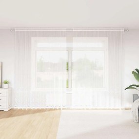 Függönyök függönyökkel Fehér 300 x 280 cm Poliészter
