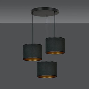 Emibig modern függeszték hilde fekete emi1054/3prem