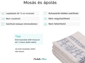 Bambusz törölköző BAMBOO 50x90 cm krém, 70% bambusz szál | 30% pamut