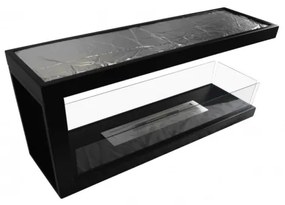 InFire - Sarok BIO kandalló100x50 cm 3kW bifaciális