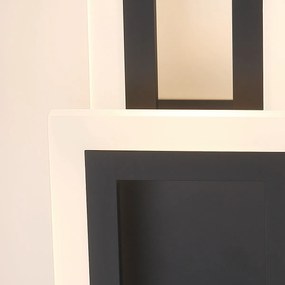 Quintiesse modern fali lámpa inizio fehér matt fehér matt fekete elsqn-inizio-1w-bk