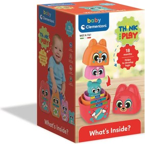 Színes Matrioska baba építőjáték szett Clementoni