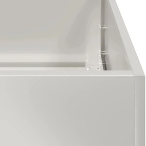 vidaXL rozsdamentes acél növénytartó 280x80x40 cm