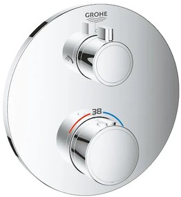 Csaptelep GROHE Grohtherm vakolat alatti rész nélkül króm 24076000