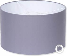 Lámpaernyő Henger Sötétszürke 30 cm 20 cm univerzális E27 E14 Lámpabúra