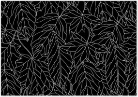 Poszterek 100x70 Leveles absztrakt