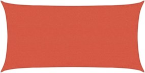 vidaXL terrakotta HDPE napvitorla 160 g/m² 2 x 4 m