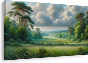 Kép - Zöld táj (90x60 cm)