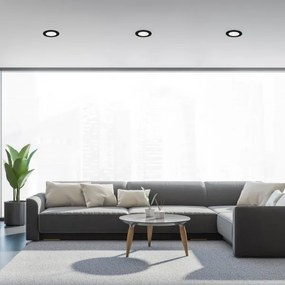 Brilo - 3 darabos szett fürdőszobai süllyesztett lámpatest FLAT LED/6W/230V IP44