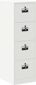 vidaXL Irattároló Szekrény fiókkal 2 pcs Fehér 44 x 50 x 106.5 cm