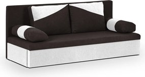 ROLO Háromszemélyes kinyitható kanapé Barna/fehér
