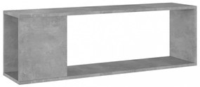 betonszürke szerelt fa TV-szekrény 100 x 24 x 32 cm