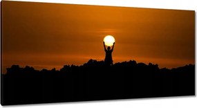 Festmények 115x55 Kilátás Tájkép