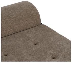 Bézs kinyitható zsenília fotel – Ixia