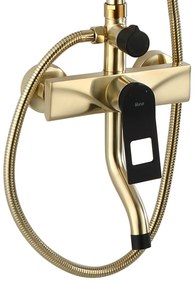 zuhanyszett REA SOUL Gold Black