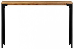 tömör újrahasznosított fa tálalóasztal 120 x 35 x 76 cm