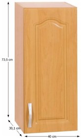 Felső konyhaszekrény Leite W40/P éger (J). 788946