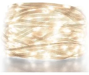 Home KKL1012DWW DOT LED-es fényfüzér, 1000db melegfehér LED, 70m hosszú, 8+4 funkció (KKL1012DWW)