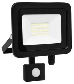 Ecolite RLED48WL-30W/PIR - STAR LED reflektor s PIR senzorem, 30W, IP44